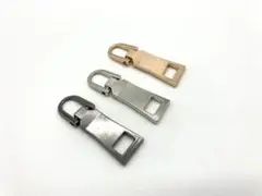 2個セット ファスナー 引き手 引手 金属金具 サイズ5号 38mm×13mm