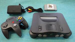 2 ■即決／完動品■ Ｎ６４セット ＋ スーパーマリオ６４　■即プレイセット