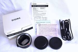 ★☆シグマ SIGMA MOUNT CONVERTER MC-11 CANON EF-E ソニーEマウント用マウントコンバーター