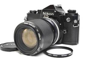 【整備済】Nikon ニコンFE ブラック ズームレンズセット　清掃・整備済　電池付きでこのまま使える状態良好品