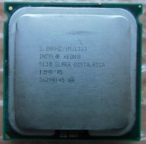 CPU Intel XEON 5130 SL9RX (2.00GHz/FSB1333MHz/LGA771) 中古 (送料230円～)