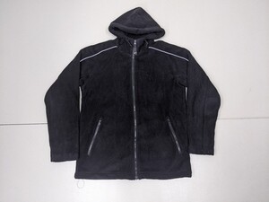 3．HELLY HANSEN ヘリーハンセン フリースブルゾンジャケット パーカー 防寒 HBR9592 メンズL 黒 グレーy110