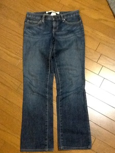 良品【GAP/ギャップ】LOW RISE SLIM FIT ストレートデニムパンツ・ジーパン/２★USED