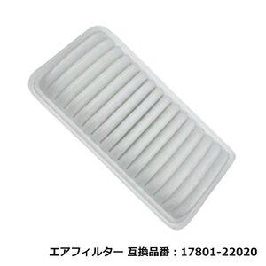 送料無料 エアクリーナー トヨタ アレックス ALLEX UA-ZZE122 互換 純正品番 ( 17801-22020 ) エアフィルター