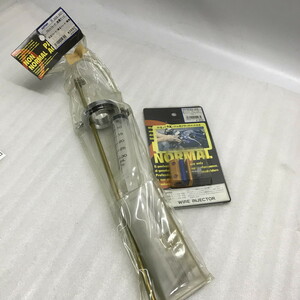 ●キジマ 油面ゲージ フロントフォーク用 ワイヤーインジェクター 302-3071 302-203L 未開封品 長期保存品 ジャンク扱い(uu0207_9)