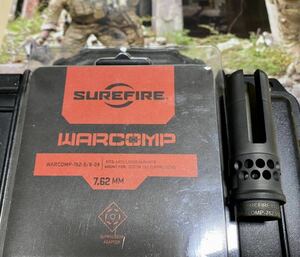 ★未使用本物★ Surefire WARCOMP 7.62mmフラッシュハイダー【最後の1つ!!】 / トレポン用