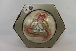 ◆未使用品 adidas アディダス FEVERNOVA フィーバーノバ サッカーボール 2002 FIFA 日韓ワールドカップ 公式試合球 5号 AS5500