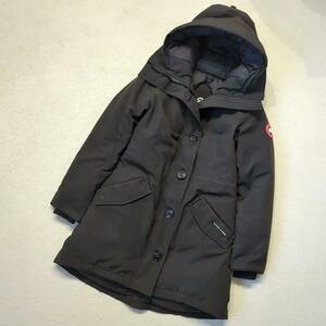 1円～ CANADA GOOSE カナダグース ダウンジャケット ROSSCLAIR PARKA ロクスレア パーカ S ブラック 2580LA 黒