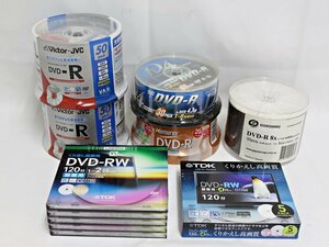 未開封 DVD-R 200枚 DVD-RW 10枚 セット Victer・JVC Memorex GIGASTORAGE TDK 録画用 データ用 ■