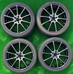 レイズ RAYS グラムライツ 18インチ タイヤホイールセット 215/40R18 18×7 1/2J オフセット 50mm PCD100mm