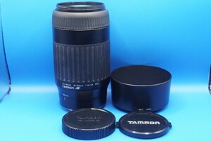 タムロン TAMRON オートフォーカスレンズ AF 90-300mm F4.5-5.6 62DM SONY/MINOLTA Aマウント用 動作確認済品 フード,前後キャップ付属