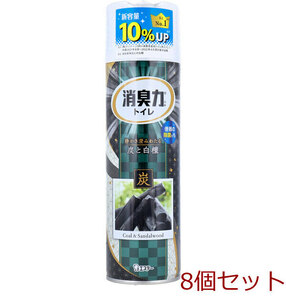 トイレの消臭力スプレー 炭と白檀 365mL 8個セット