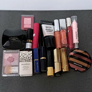 化粧品　まとめ売り　コスメまとめ　たくさん　デパコスあり　プチプラ　　Dior　RMK LANCOME　ESTEE LAUDER 口紅　CEZANNE　MAQuillAGE