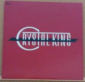 LP(帯付ロックバンド・’80年5月盤)クリスタルキングCRYSTAL KING/ファースト 時代の心臓を鳴らすのは俺たちだ。 【同梱可能6枚まで】0810