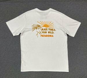 patagonia BLAZE TRAILS RUN WILD Tシャツ S パタゴニア STY38499SP20