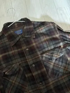 Pendleton ウールチェックシャツ Lサイズ　50s