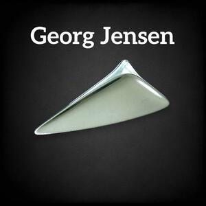 【美品】 Georg Jensen ジョージジェンセン ブローチ ピンブローチ コサージュ 327 SV925 ヴィンテージ 上品 アクセサリー シルバー 1080