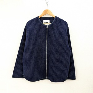 美品 22SS JIL SANDER ジルサンダー JSMU707020 QUILTED LINER JACKETキルティング ライナー ジャケット ブルゾン ノーカラー サイズS