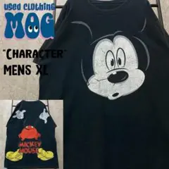 ヴィンテージ《US古着》ディズニー ミッキー 両面プリントTシャツ メンズXL