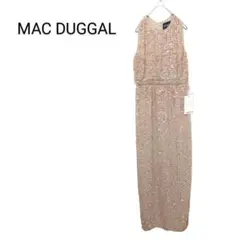 MAC DUGGAL タグ付 スパンコール ロングワンピース ドレスA-2130