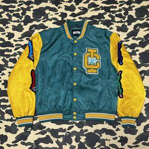 VARSITY SOUVENIR JACKET BBC ICECREAM billionaire boys club ビリオネアボーイズクラブ スタジャン スカジャン gy