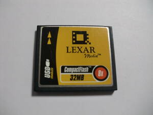 32MB　メガバイト　Lexar　CFカード　フォーマット済み　メモリーカード　コンパクトフラッシュ