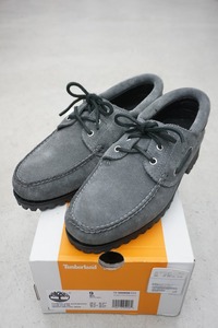 極美品 23AW Timberland ティンバーランド × UNITED ARROWS アローズ別注 3 Eye CLASSIC モカシン シューズ TB0A68QB 灰27cm本物 511O▲