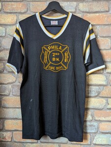 60年代 Durack フットボールTシャツ ナイロン混 ビンテージ 60s vintage football nylon