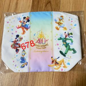 東京ディズニー ランド 40周年 スーベニアランチケース ドリームゴーラウンド グランドフィナーレ TDR ディズニー Disney ランチトート