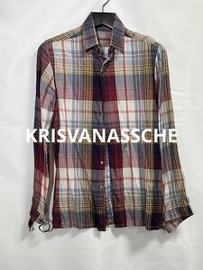 クリスヴァンアッシュDリングシャツ48 KRISVANASSCHE