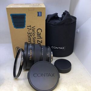 ★極上品★安心動作保証付き★ Contax コンタックス Carl Zeiss Vario-sonnar T * 17-35mm F2.8 Zoom Nマウント ☆元箱,フィルター付き☆