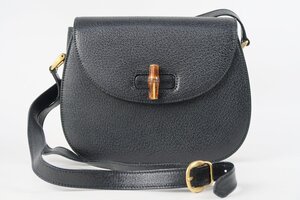 【美品】GUCCI グッチ バンブー 2WAYショルダー ターンロック ショルダーバッグ 001・113・1622【RN61】