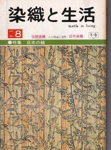 季刊「染織と生活」№8 1975　特集：日本の軸