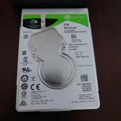 シーゲイト2.5" 2TB HDD  6Gb/s 128MB 5400rpm