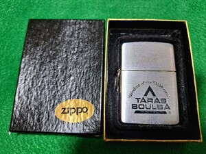 激レア★Zippo★ジッポー★TARAS BOULBA★旧タラスブルバ未使用箱入★1990年3月★オリジナル本物タラス検/オールドヘドンザラ、マグト、ABU