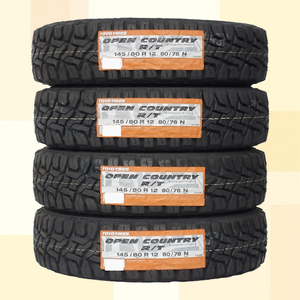 LT145/80R12 80/78N TOYO トーヨー OPEN COUNTRY R/T 24年製 正規品 145R12 6PR 相当 4本送料税込 \25,200より 1