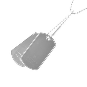 【送料無料】グッチ GUCCI DOG TAG ドッグタグ ペンダント ネックレス 010492 09840 0006 シルバー 925 アクセサリー 新品