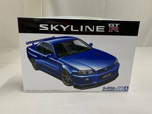 １：２４ ニッサンＢＮＲ３４　スカイラインＧＴーＲ　Ｖ－speｃⅡ’０２　 アオシマ ザ★モデルカー０８