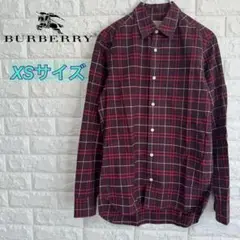 バーバリー　BURBERRY チェックシャツ メンズ XSサイズ