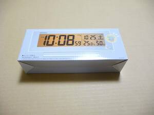 ◆新品 SEIKO セイコー 電波目覚まし時計 BC321KW(SQ762Wベース) [デジタル/大画面/温度計・湿度計/カレンダー/スヌーズ機能] 在庫ラスト