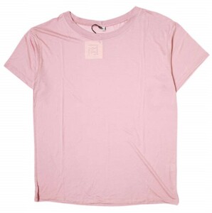 新品 BASERANGE ベースレンジ ポルトガル製 LOOSE TEE ルーズTシャツ XS RUBY 半袖 バンブー カットソー トップス g19730