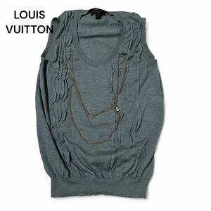 LOUIS VUITTON ルイヴィトン カシミヤ ニット チェーン ベスト M