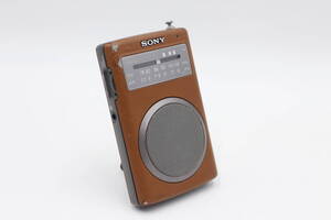 [S-TN 678] SONY ソニー ICF-TR40 ポータブルラジオ　40周年記念 FM AM ラジオ