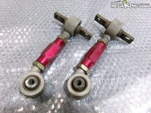 EG8 シビックフェリオ 社外 リヤ リア アッパーアーム 調整式 左右セット B16A EG6 等 / R9-1152