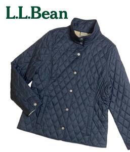 L.L.Bean エルエルビーン 中綿 キルティング ジャケット レディース ネイビー