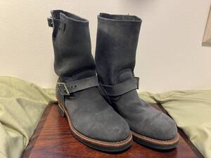 RED WING　レッドウィング 8254 8.5D 10年製 BEAMS別注 エンジニアブーツ ネイビー スエード 希少激レア【美品】