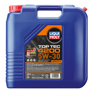 LIQUIMOLY アウディ Audi A3 スポーツバック 2.0FSI 8PBLX ロングライフオイル指定車用 エンジンオイル20Lボトル リキモリ高性能OIL