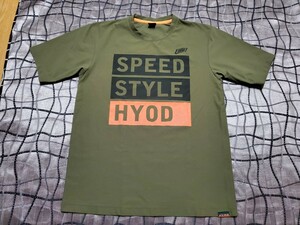 【M】hyod　 半袖Tシャツ　UVカット　吸水性　半そで　バイク　ライディング　ライダース　Mサイズ