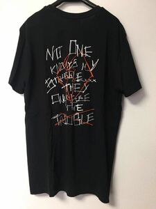 selfmade by gianfranco villegas 両面グラフィック Tシャツ 刺繍 黒 白 オレンジ ブラック self made