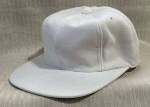キャップ 帽子 ゼット/ZETT 56cmサイズ BH-708 白色のスポーツキャップ ジュニアにも####未使用品